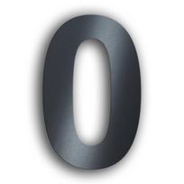 Namo numeris | Nerūdijantis plienas | Arial šriftas | Antracito pilka | Aukštis 20 cm | 0