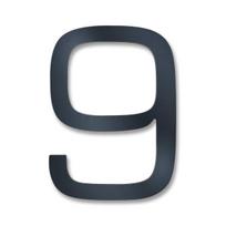 Namo numeris | Nerūdijantis plienas | Modern | Antracito pilka | Aukštis 20 cm | 9