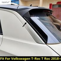 Galinio lango spoilerio panelės sekos apdailos dangtelis Volkswagen T-Roc T Roc 2018 - 2024 ABS juodos spalvos priedai Išorė