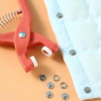 Sagtelių montavimo įrankis Užspaudimo replės Užsegimai Slėgio replės Plastikinės replės Metalinės siuvimo sagos with 50 set button