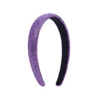 Heming Korean Fashion Rainbow Diamond Headband: Elegant, High-Quality Face Wash Accessory ruda