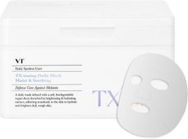 VT Cosmetics TX Toning Daily Mask lakštinių veido kaukių rinkinys, 30 vnt.