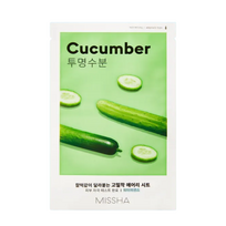 Missha Airy Fit Cucumber lakštinė veido kaukė, 1 vnt.