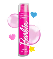 Hismile Barbie Pink Bubblegum Toothpaste kramtomosios gumos skonio dantų pasta, 60 g.