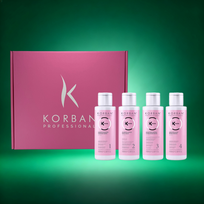 Korban K-Protein intensyvus atstatomasis ir drėkinamasis kelioninis rinkinys plaukams