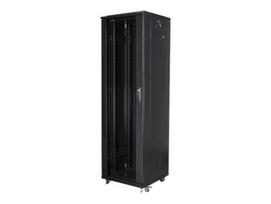 Lanberg | Rack cabinet 19" free-standing 42U/600x600 (flat pack) | FF01-6642-12B | Black|FF01-6642-12B