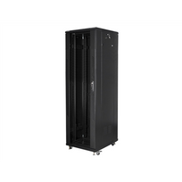 Lanberg | Rack cabinet 19" free-standing 42U/600x800 (flat pack) | FF01-6842-12B | Black|FF01-6842-12B