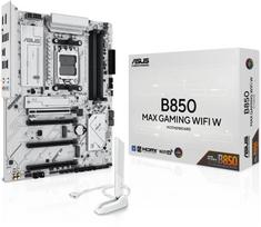 Asus B850 MAX GAMING WIFI W | Processor family AMD | Processor socket AM5 | DDR5 | Supported hard disk drive interfaces SATA, M.2 | Number of SATA connectors 4 | 90MB1M10-M0EAY0 | 4711387981016
