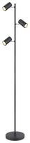 Toršeras GLOBO ROBBY, 3xGU10, LED, 5W, 230V, su jungtuku, 250x230x1540 mm, laidas 1,8 m, juodos mati