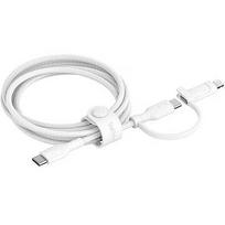 Belkin 2in1 USB-C to Lightning Cable, White CAC003HQ1.5MWH