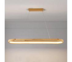 Brilagi - LED liustra ant lyno UMEA WOOD LED/40W/230V 90x22 cm mediena