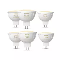 Philips Hue White Ambiance MR16 LED lempa 400lm, 6 vnt. pakuotė | 3XKV01-1NX