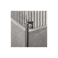 Profilis, aliuminis anoduotas, juodas, šveistas, h 8 mm, L 2,7 m