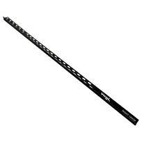 Dušo profilis, juodas, nerūdijančio plieno, dešininis, 1,2 m