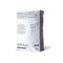 Kerakoll H40 Icon (pilki), 20 kg, mineraliniai elastingi klijai C2TE