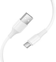 USB A į USB C laidas Hoco 3A 1 m X120 baltas