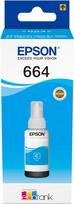 EPSON T664 Cyan Ink Bottle (C13T664240)