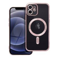 ELECTRO MAG COVER case compatible with MagSafe for IPHONE 12 in rose gold