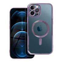 ELECTRO MAG COVER case compatible with MagSafe for IPHONE 12 Pro Max in deep purple