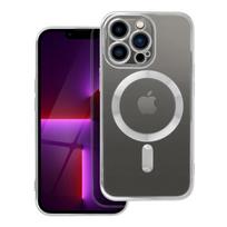 ELECTRO MAG COVER case compatible with MagSafe for IPHONE 13 Pro, silver