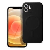 SILICONE MAG COVER case compatible with MagSafe for IPHONE 12, black