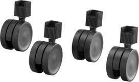 Elfa Stand wheels 4 pcs, blackened (222020)