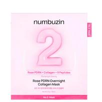 NUMBUZIN No.2 Rose PDRN Overnight Collagen Plumping Sheet Mask 