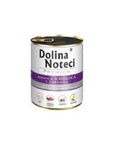 DOLINA NOTECI Mix Aukščiausios kokybės skoniai: menkė su brokoliais ir triušis su spanguolėmis 24x800g