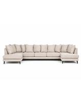 OSLO MAXI U (210x385xX210cm) 14 pagalvių minkštas kampas