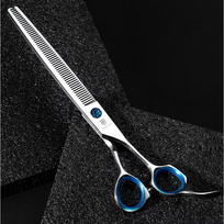 Jargem 3D Straight Blenders 7.5" 56T – vienpusės tiesios filiravimo žirklės, 56 dantukai, su poslinkiu (offset)