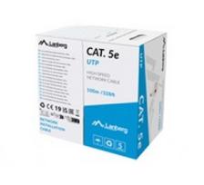 Lanberg | LAN Cable CAT.5E UTP 100M Solid CU Grey Fluke Passed | LCU5-12CU-0100-S