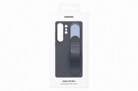 Samsung Galaxy S25 Ultra stovintis apsauginis dėklas, juodas