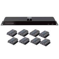 Sistema AV Techly HDMI signalo perdavimo stiprintuvas/skirstytuvas su IR per RJ45 50m | IDATA-EX-HL81TY | 8054529028207