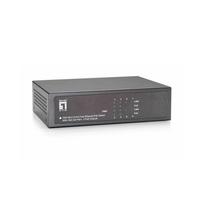 LevelOne PoE+Switch  4xFE PoE/4xFE        65W         Metall | FEP-0812 | 4015867165072