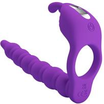 FOR HIM PRETTY LOVE - BLACKNEY PENIS RING WITH LILA VIBRATOR PLUG