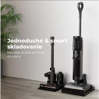 Vertikalus dulkių siurblys Aeno Cordless Transformer su šlapio ir sauso valymo funkcija 200W 4000mAh; 14kPa; 21,6V 2 ritinėliai su automatinio valymo ir džiovinimo funkcija | ATC0001 | 5291485012960