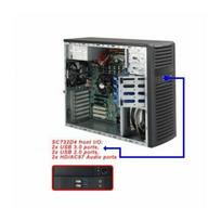 Serveris SuperMicro Mid-Tower 4x3.5" fiksuotas diskas 600W atsarginis maitinimo šaltinis | CSE-732I-R600B | 0672042439416