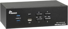 Inter-Tech IPC KVM Switch AC-42HUS HDMI, 4K@60Hz | 88887412 | 4260455649605