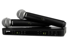 Shure BLX288E/SM58-H8E - belaidė sistema su imtuvu ir dviem SM58 mikrofonais | 010-04-761 | 042406247016