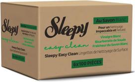 Sleepy paviršių valymo servetėlės Easy Clean White Soap, 600 vnt.