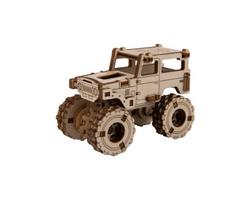 3D medinis galvosūkis, Automobilis, Monstrų sunkvežimis 5, 64 dalių, woodencity, MB-014, 3D Wooden Puzzles
