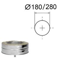 Izoliuotas kondensato nutekėjimas žemyn D-180/280 mm.