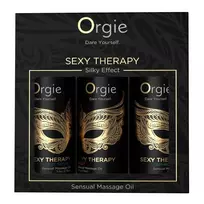 ORGIE_SET Sexy Therapy Kit masažo aliejų rinkinys 3x30ml