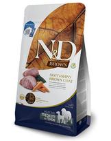 Sausas pašaras šunims FARMINA N&D BROWN DOG Dry Lamb Spirulina&Carrot ADULT MED&MAX 2kg