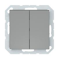 Jungiklis VILMA QR1000, 2 klavišų, įleidžiamas, be rėmelio, pilka matinė sp., P510-020-02