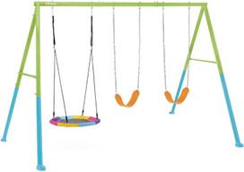 Vaikų žaidimų aikštelė su sūpynėmis gandro lizdas (3in1) Ø 81 cm, Intex 44133