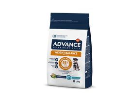 Advance Weight Balance sausas maistas šunims, svorio kontrolė 1,5 kg