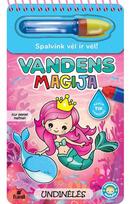 Vandens magija. Undinėlės. Daugkartinio spalvinimo vandeniu knygelė