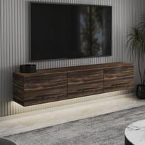 TV staliukas Asir Neon, 160x35x32 cm, kaštonas