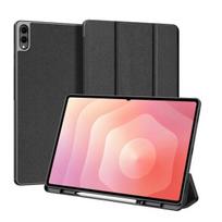 „Dux Ducis Galaxy Tab S11 Ultra Domo“ serijos trijų dalių sulankstomas stovas, PU odos planšetinio kompiuterio dėklas, j